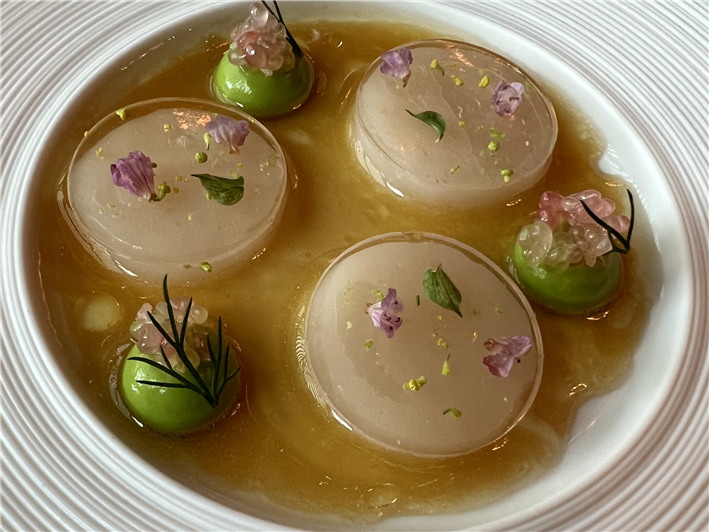 scallop with jelly